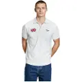 Pepe Jeans Pepe Jeanstil mænd. PM542252 Polo Union hvid (XXL), Casual, Bomuld, Korte ærmer, Bæredygtig