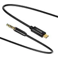 Baseus M01 USB-C / 3.5mm Lydkabel - 1.2m - Sort