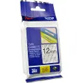 Brother Tape 12mm Tze-m31 Sort/gennemsigtig
