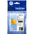 Brother LC3211VALDR (Black Yellow Cyan Magenta) Ink - Blækpatron