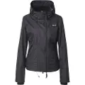 Superdry Superdrytil kvinder. W5011850A Vindjakke med hætte Mountain black (L), Sort, Casual, Polyester