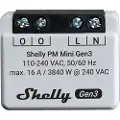 Shelly PM Mini (GEN 3) - WiFI effektmåler uden relæ (230VAC)