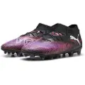 Puma FUTURE 8 PRO FG/AG Football Boots Youth, Shoes, Black/White/Glowing Red, 37.5