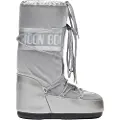 Moon Boot Moon Boottil kvinder. 80D1401680 Sølvfarvede Icon Glance-støvler (39/41), Sølvfarvet, Fast, Ingen, Casual, Sne
