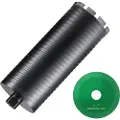 Vevor kernebor, 4,25" våd/tør diamantkernebor til mursten og blok, betonkernebor med pilotbitadapter og savklinge, 9,5" boredybde, 5/8"-11 indvendigt gevind, lasersvejsning
