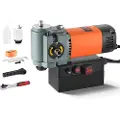 Vevor magnetisk borepresse, 1300W lavprofil magasinboremaskine, letvægts bærbar magasinboremaskine med køleanordning og overbelastningsbeskyttelse, magasinpresse til installation af udstyr, industriel
