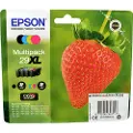 Epson 29XL 4-Pack (Black Yellow Cyan Magenta) - Blækpatron Cyan