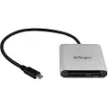 StarTech.com Sd Microsd Compactflash Usbc-kortlæser