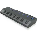 Icy Box Ib-hub1701-c3 7 Port Usb Hub