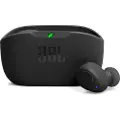 JBL Wave Buds TWS Høretelefoner til løb og Træning med Opladningsetui - IP54 - Sort