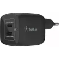 Belkin 45w Usb-c Gan Pd Pps Dual Wall Charger Sort