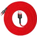 Baseus Cafule USB-C Cable 2A 3m (Red)