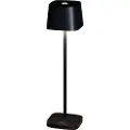 Konstsmide - Bordlampe Capri USB højde 20 cm - Sort - Genopladelige lamper - - Homeroom
