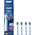 Oral-B Pro 3d White Udskiftning Af Elektrisk Tandbørste 4 Enheder