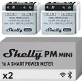 Shelly PM Mini Gen3 sæt med 2 controllere, WiFi/Bluetooth