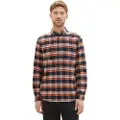 Tom Tailor 1037434 Comfort Checked Skjorte Med Lange ærmer