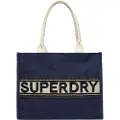 Superdry Superdrytil kvinder. W9110381A Luksus taske i marineblå (OSFA), Casual, Bomuld