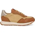 Hispanitas Hispanitastil kvinder. RHV254045 Brune Kansas læder-sneakers (37), Fast, Blonder, Casual