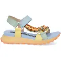 Hispanitas Hispanitastil kvinder. HV253898 Maui lædersandaler blå (40), 3-5 cm, Velcro, Casual