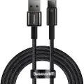 Baseus Tungsten Gold Cable USB to USB-C 100W 2m (black)