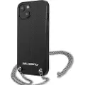 Karl Lagerfeld Klhcp13spmk Iphone 13 Mini 5.4 Leather Textu And Chain Telefonetui