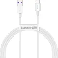Baseus Superior Series USB-C Data & Ladekabel - 66W, 1m - Hvid