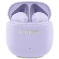 GUESS Printed Classic Logo TWS trådløse øretelefoner - Lilla