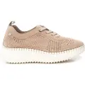 Carmela Carmelatil kvinder. 16232503-BEIGE Træningssko i læder 162325 beige (39), Fast, Blonder, Casual