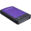 Transcend 2,5” ekstern harddisk, 1 TB USB 3.0, violet TS1TSJ25H3P Modsvarer: N/A