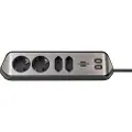 Brennenstuhl 2xusb 4 Udtag Forlængerledning 2 M