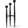 Spring Copenhagen - Lysestage Apollo 32 cm - Sort - Lysestager & lanterner - - Homeroom