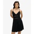Superdry Lace Langærmet Kort Kjole