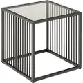 AC Design - Sidebord Florian, 40 x 40 cm - Grå - Småborde - - Homeroom