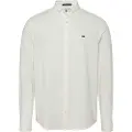Tommy Hilfiger Tommy Jeanstil mænd. DM0DM20875 Langærmet skjorte Reg linen off-white (S), Hvid, Casual, Lange ærmer, Økologisk bomuld, Bæredygtig