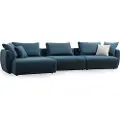 Atelier Del Sofa - Hjørnesofa - Maya - Blå - Sofaer med chaiselong - - Homeroom