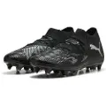 Puma FUTURE 8 MATCH MxSG Football Boots Unisex, Shoes, Black/Cool Light Gray/Green, 40.5