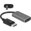 DeLOCK 63118 Videokabel Adapter 0,2 M Displayport Hdmi Type A (standard) Grå 0.2m. Displayport Hdmi Grå