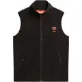 Superdry Superdrytil mænd. M5012158A Fleeceforet vest Active sort (M), Casual, Genanvendt polister, Bæredygtig