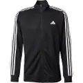 Adidas Essentials 3 Stripes Sweatshirt Med Lynlås