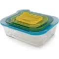 Joseph Joseph Madopbevaringsbeholder NEST, sæt med 4 stk, glas, Joseph Joseph