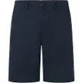 Pepe Jeans Pepe Jeanstil mænd. PM801092 Bermuda Shorts Regular Chino navy (31), Casual, Bomuld, Bæredygtig, Blå