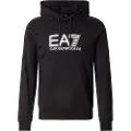 EA7 EA7til mænd. 6DPM62_PJVRZ Sweatshirt Fleece sort (M), Casual, Bomuld, Lange ærmer