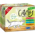 Catessy Økonomipakke: 144 x 100 g Catessy Bidder i sauce eller gelé - XXL Mix - 4 varianter: Bidder i sauce
