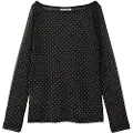 Name it Printet Top Med Lange Ærmer