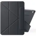 24hShop Kunstlæderetui med stativ og magneter til iPad 10. generation 10,9 2022 - Svart