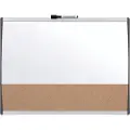Nobo Lille Vandret Magnetisk Whiteboard Med Korktavle 58x43 Cm