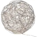 Star Trading - Lyskæde TRASSEL Alu.wire 40 cm - Sølvfarvet - Lyskæder - - Homeroom