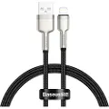 Baseus USB-A <-> Lightning - 0.25m - Sort