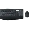 Logitech 920-008219 Tastatur Mus Inkluderet Hjem Rf Trådløs + Bluetooth Qwerty Us International Sort Trådløs Us International
