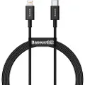 Baseus Superior Series USB-C / Lightning-kabel - 1m, 20W - Sort